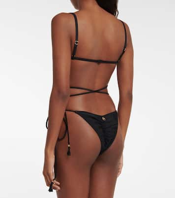 Top de bikini Cherry fruncido | Bananhot