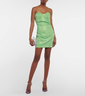 Embellished bandeau minidress | Roland Mouret