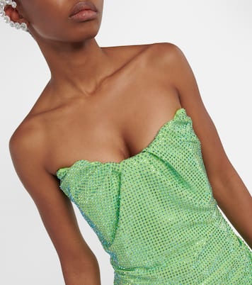 Embellished bandeau minidress | Roland Mouret