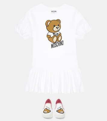 Sneakers slip-on in pelle | Moschino Kids