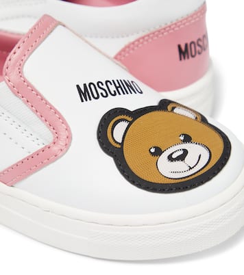 Sneakers slip-on in pelle | Moschino Kids