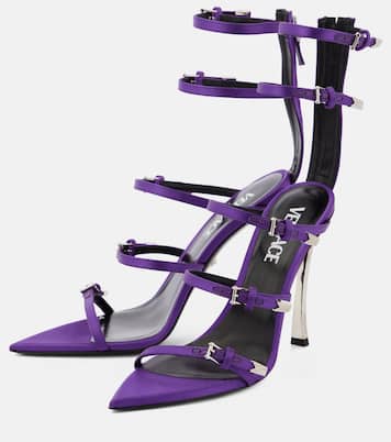 Sandalen Pin-Point aus Leder | Versace