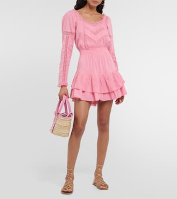 Minikleid Sanaya aus Baumwolle | LoveShackFancy