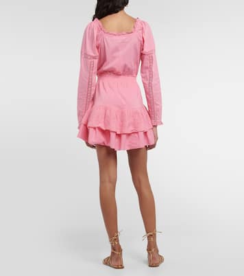 Minikleid Sanaya aus Baumwolle | LoveShackFancy