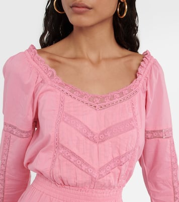 Minikleid Sanaya aus Baumwolle | LoveShackFancy