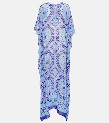 Roxanne printed chiffon kaftan | Alexandra Miro