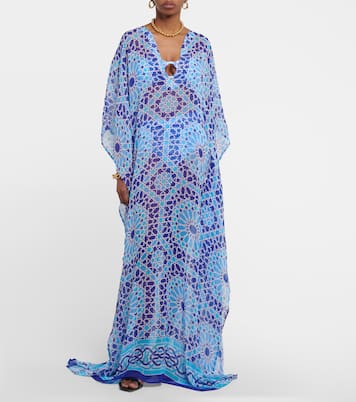 Roxanne printed chiffon kaftan | Alexandra Miro