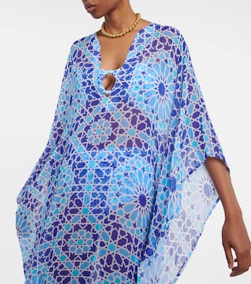 Roxanne printed chiffon kaftan | Alexandra Miro
