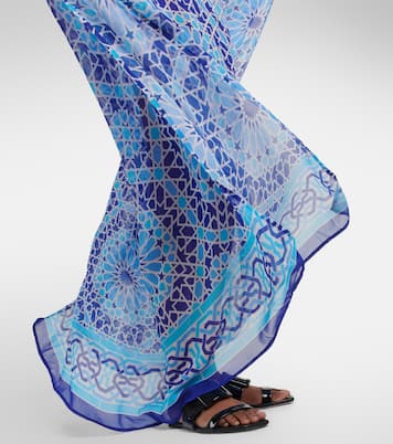 Roxanne printed chiffon kaftan | Alexandra Miro