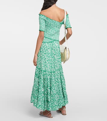 Soledad floral midi dress | Poupette St Barth
