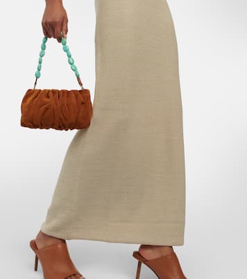 Knitted cotton-blend maxi dress | Staud