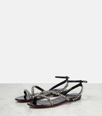 Sandali Mafaldina Spikes in pelle | Christian Louboutin