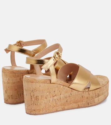 Sandali in pelle con zeppa | Gianvito Rossi