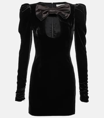 Miniabito in velluto con cut-out | Alessandra Rich