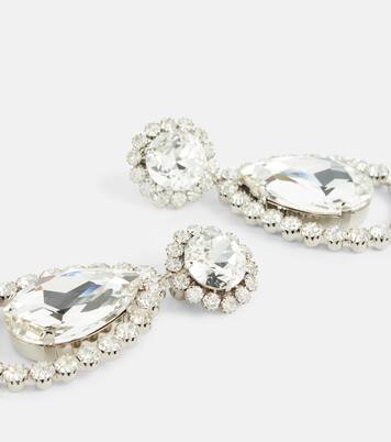 Embellished clip-on earrings | Alessandra Rich