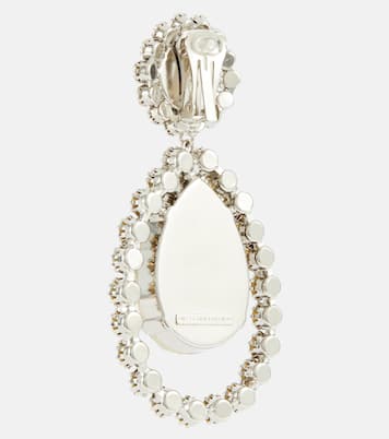 Embellished clip-on earrings | Alessandra Rich