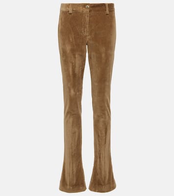 Low-rise corduroy slim pants | Dolce&Gabbana