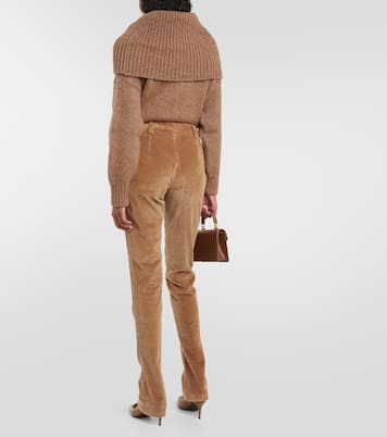 Low-rise corduroy slim pants | Dolce&Gabbana