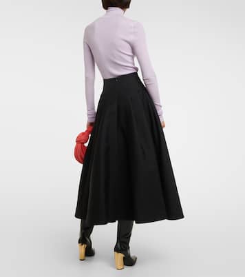 Jupe midi en laine | Bottega Veneta
