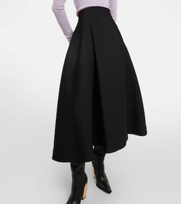 Jupe midi en laine | Bottega Veneta