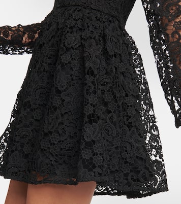 Cutout lace minidress | Self-Portrait
