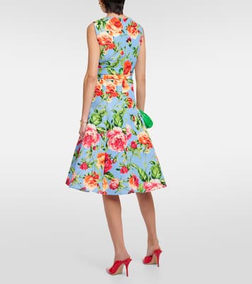 Vestido midi de crepé | Carolina Herrera
