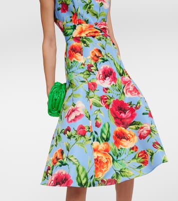 Vestido midi de crepé | Carolina Herrera