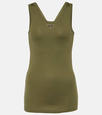 Top aus Baumwoll-Jersey | Prada