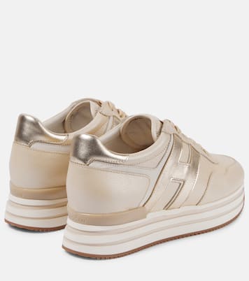 Sneakers Midi H222 in pelle con platform | Hogan