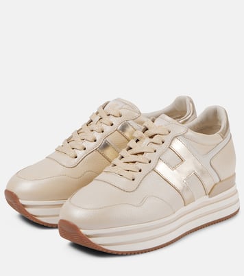 Sneakers Midi H222 in pelle con platform | Hogan
