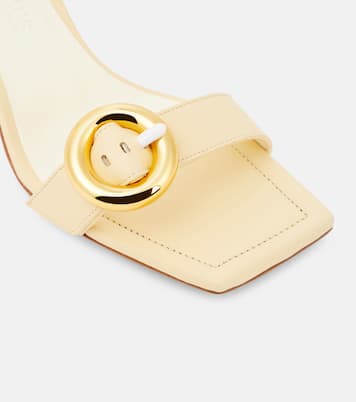 Les Sandales Regalo leather sandals in neutrals - Jacquemus
