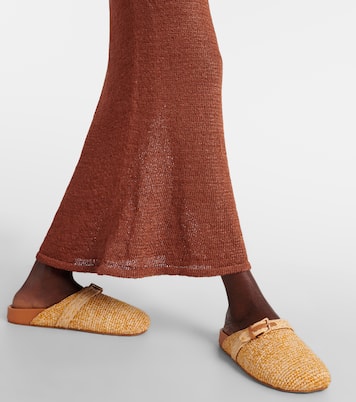 Slippers Quinta in rafia | Clergerie