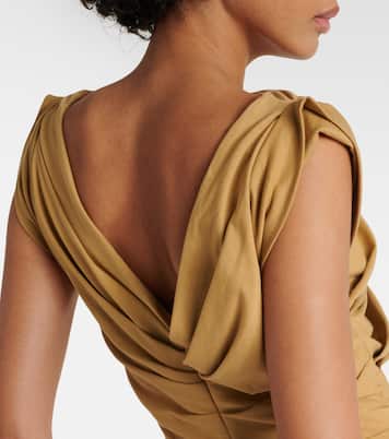 Abito midi in jersey di cotone | Dries Van Noten