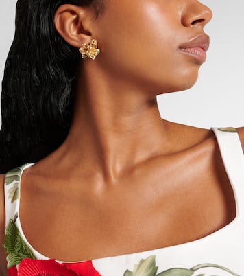 Boucles d’oreilles Flower | Oscar de la Renta