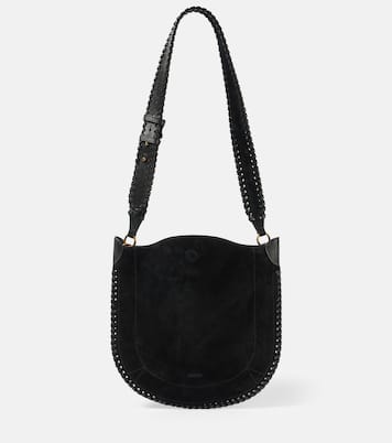 Borsa a spalla Oskan in suede e pelle | Isabel Marant