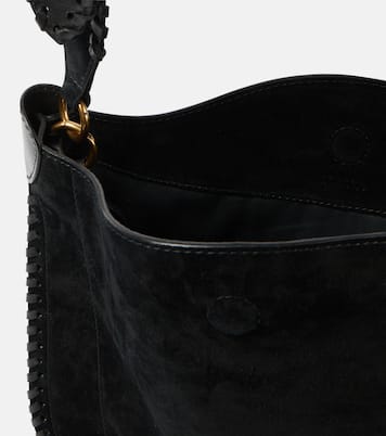Borsa a spalla Oskan in suede e pelle | Isabel Marant