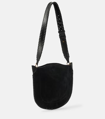 Borsa a spalla Oskan in suede e pelle | Isabel Marant