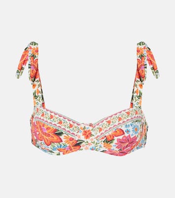 Top bikini con stampa floreale | Farm Rio
