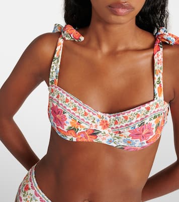 Top bikini con stampa floreale | Farm Rio