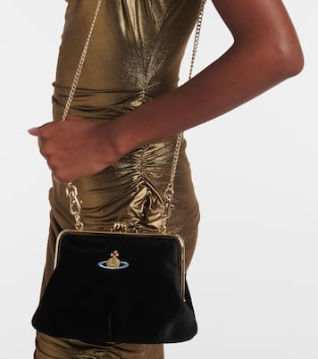 Tote Granny Frame Orb aus Samt | Vivienne Westwood