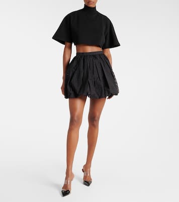 Crop top de jersey de algodón | Alaïa