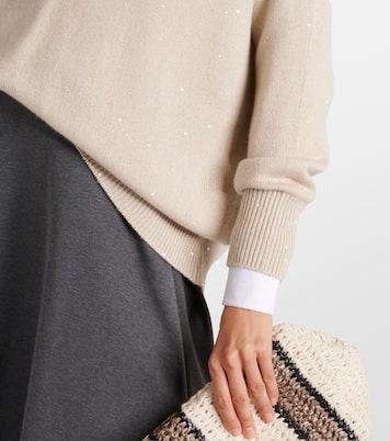 Jersey oversized de cachemir y seda | Brunello Cucinelli