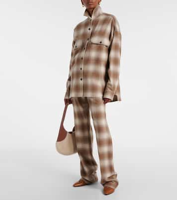 Weite Hose Edward aus Flanell | Loro Piana
