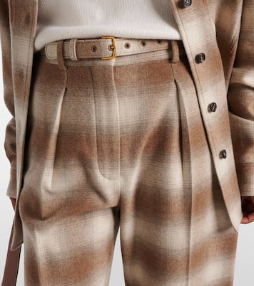 Weite Hose Edward aus Flanell | Loro Piana