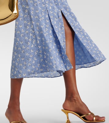 Floral silk shirt dress | Alessandra Rich