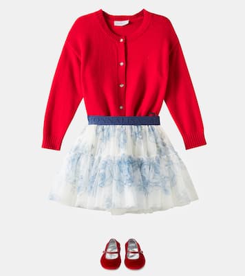 Ballerine Dorothy in velluto con glitter | Monnalisa