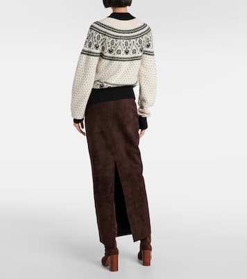 Cardigan Marc in jacquard | Khaite