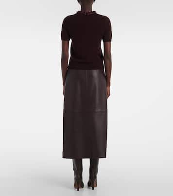 Pullover in lana e cashmere con paillettes | Tory Burch