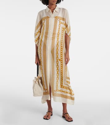 Caftano Barocco in chiffon | Versace