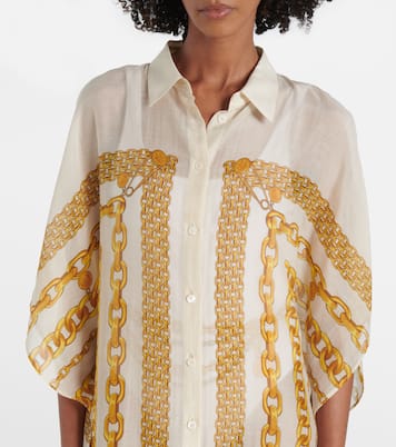 Caftano Barocco in chiffon | Versace